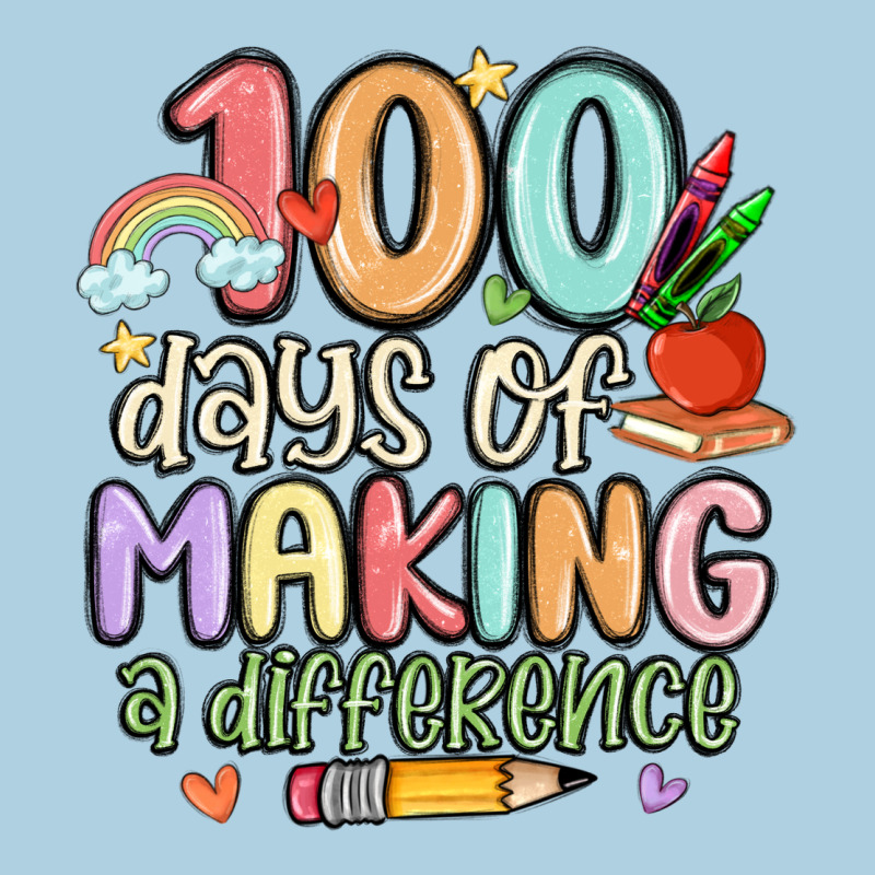 100 Days Of Making A Difference Premium Hoodie by MaliasSmallBusiness | Teevron