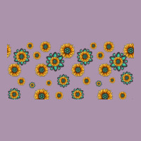 Sunflowers And Turquoise 16oz Libbey Glass Heavyweight Hoodie | Teevron