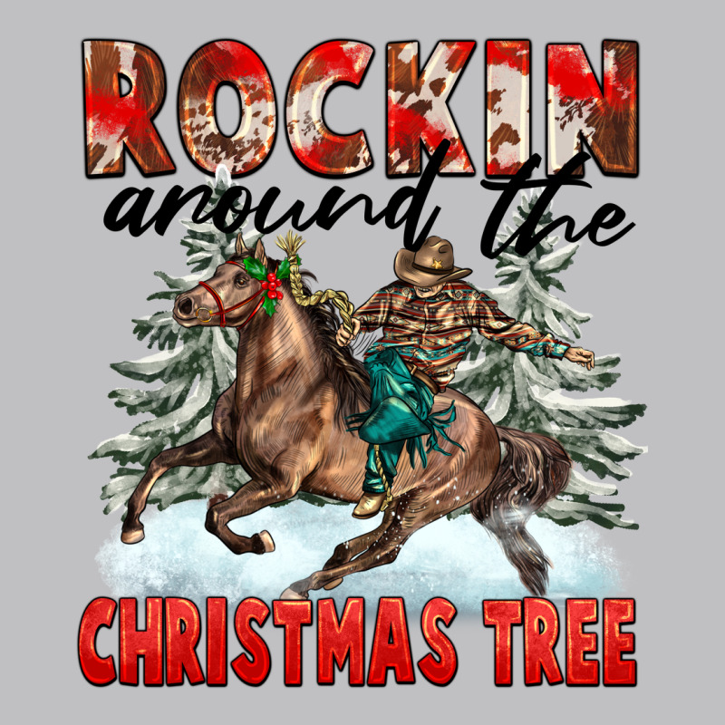 Rockin Around The Christmas Tree Rodeo Classic Tee by FaDigitalArtStudio | Teevron
