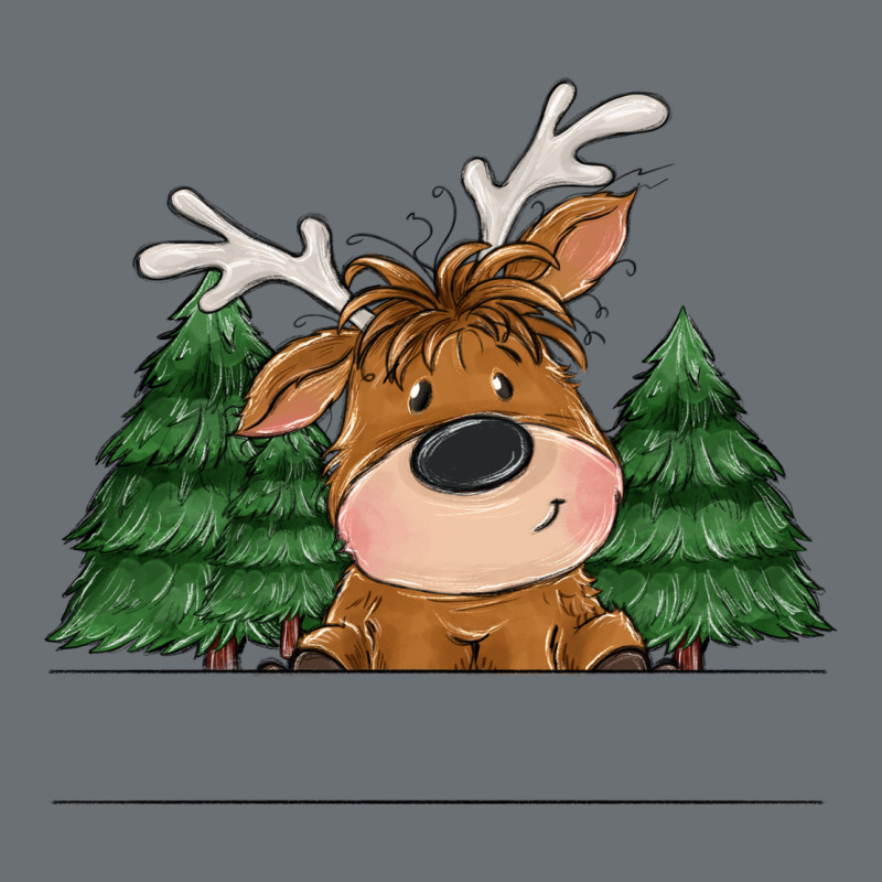 Personalized Christmas Deer Premium Hoodie by MaliasSmallBusiness | Teevron