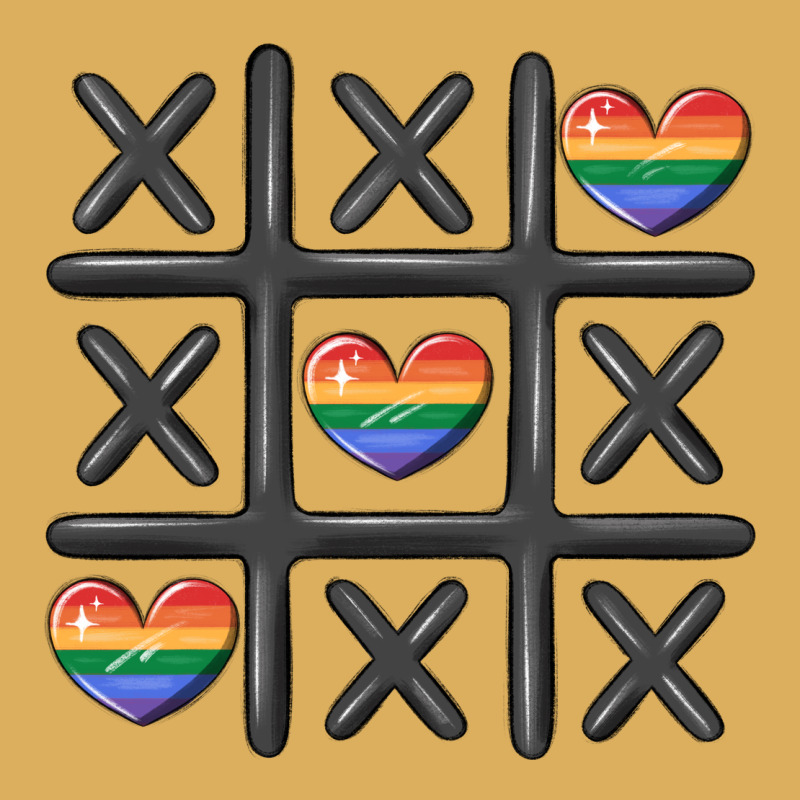Pride Tic Tac Toe Premium Hoodie by MaliasSmallBusiness | Teevron
