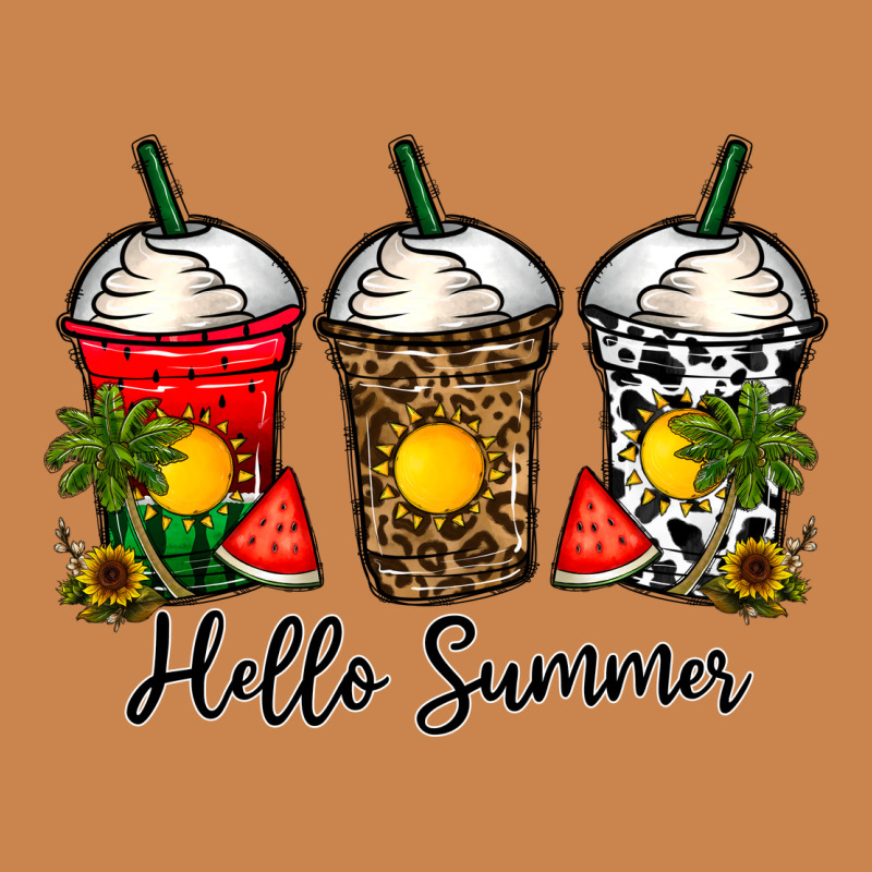 Hello Summer Heavyweight Hoodie by CowhideDigitalArt | Teevron