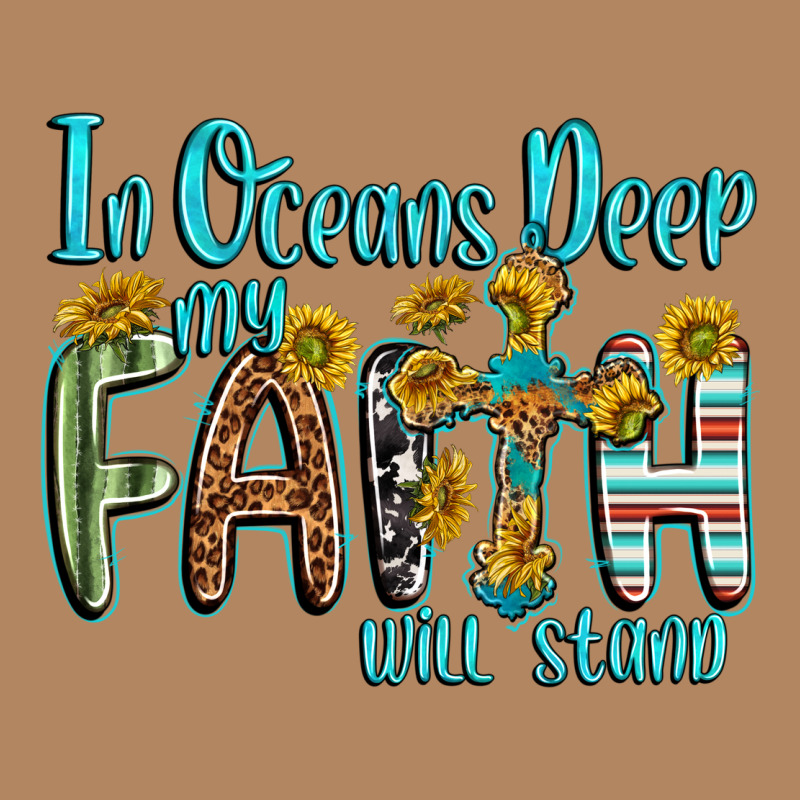 In Oceans Deep Faith Will Stand Long Sleeve Tee by texasbilliewilder | Teevron