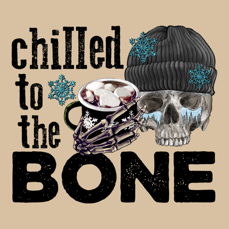 Chilled To The Bone Skull Winter Heavyweight Hoodie by FaDigitalArtStudio | Teevron