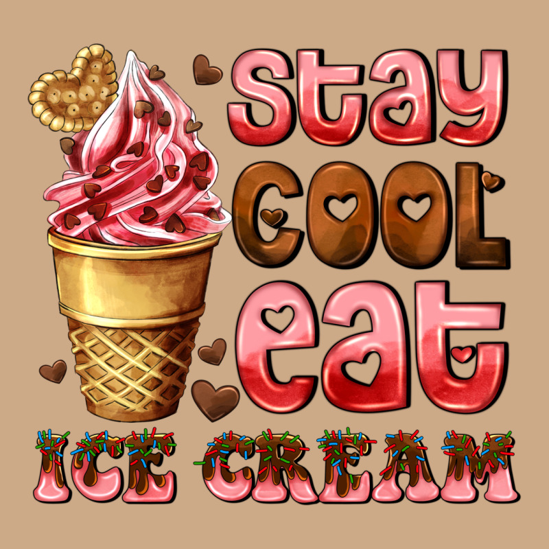 Stay Cool Eat Ice Cream Vintage Hoodie by AdoDesignShop | Teevron