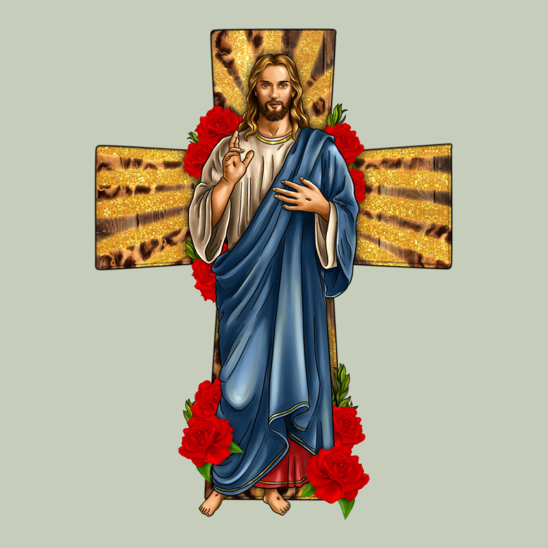 Jesus Christ Cross Long Sleeve Tee by texasbilliewilder | Teevron