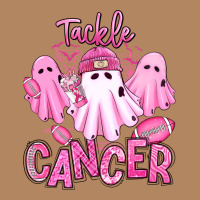 Tackle Cancer Halloween Ghosts American Football Long Sleeve Tee | Teevron