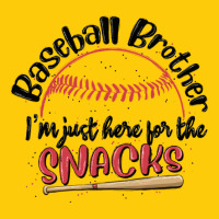 Baseball Brother I'm Just Here For The Snacks Premium Hoodie | Teevron