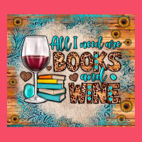 All I Need Are Books And Wine Premium Sweatshirt | Teevron