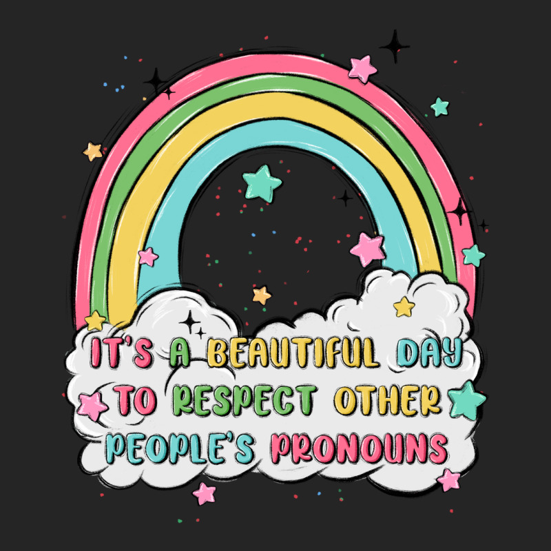 Beautiful Day To Respect Pronouns Premium Hoodie by MaliasSmallBusiness | Teevron
