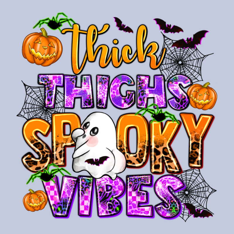Thick Thighs Spooky Vibes Long Sleeve Tee by AdoDesignShop | Teevron