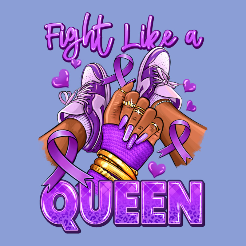 Fight Like A Queen Lupus Awareness Afro Girl Sneak Long Sleeve Tee by RanaPortraitStore | Teevron