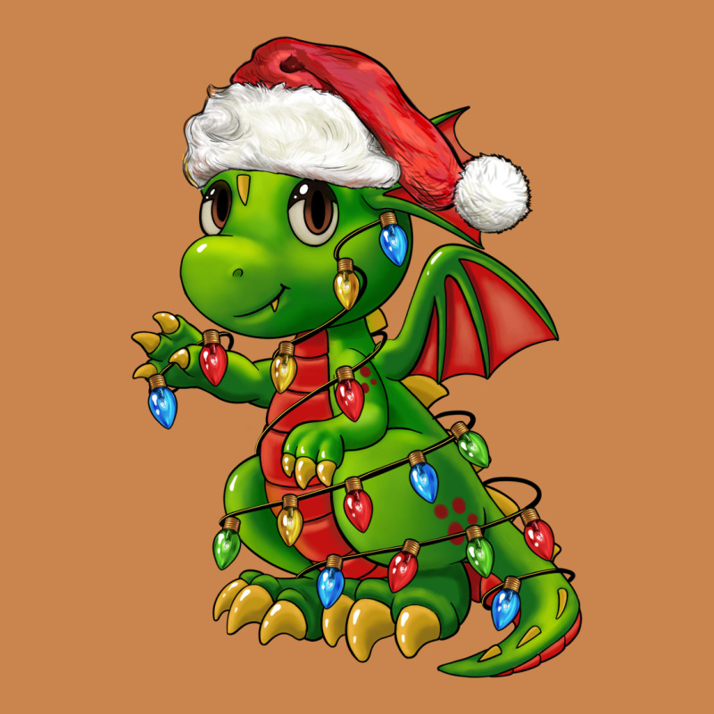 Christmas Cute Dragon Heavyweight Hoodie by FaDigitalArtStudio | Teevron