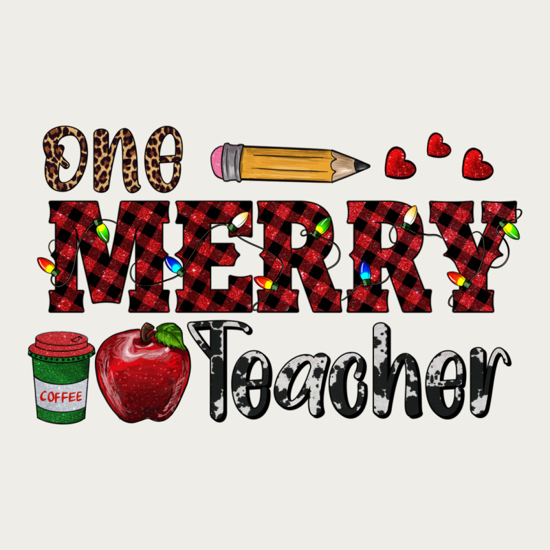One Merry Teacher Zipper Hoodie by RanaPortraitStore | Teevron