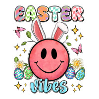 easter vibes smiley face | Teevron