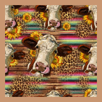 Western Hereford Cattle Seamless Pattern Heavyweight Hoodie | Teevron
