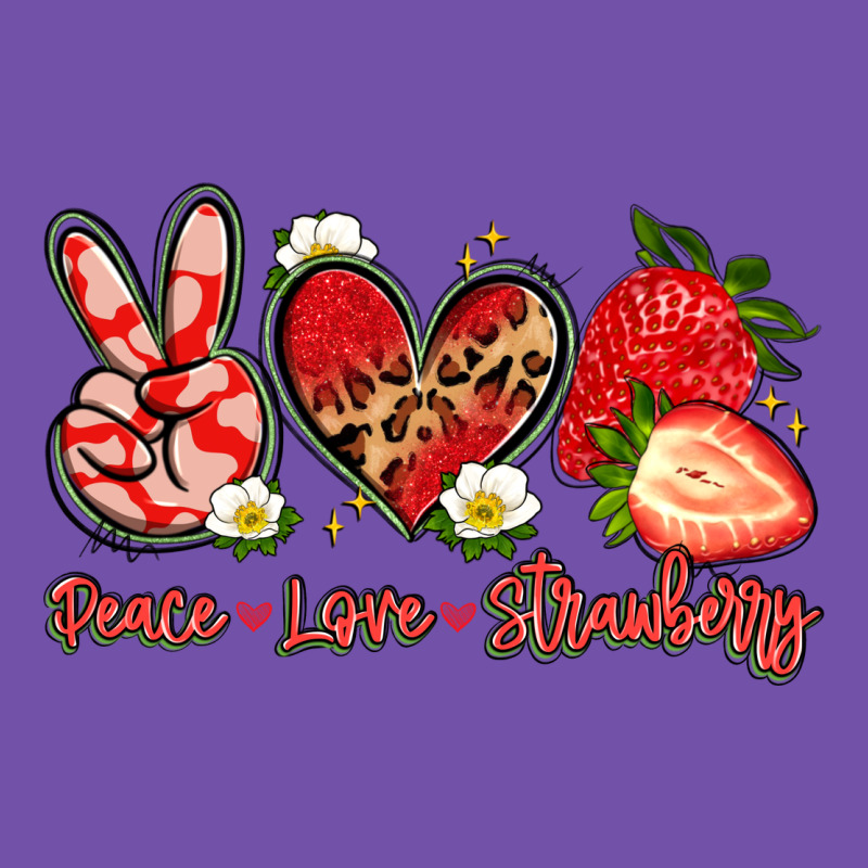 Peace Love Strawberry Premium Sweatshirt by Artiststas | Teevron