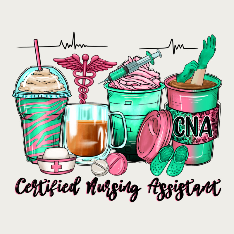 Certified Nursing Assistant Coffee Cups Zipper Hoodie by Zillion Design Studio | Teevron