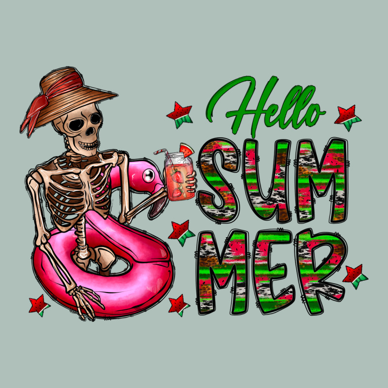 Hello Summer Heavyweight Hoodie by CowhideDigitalArt | Teevron