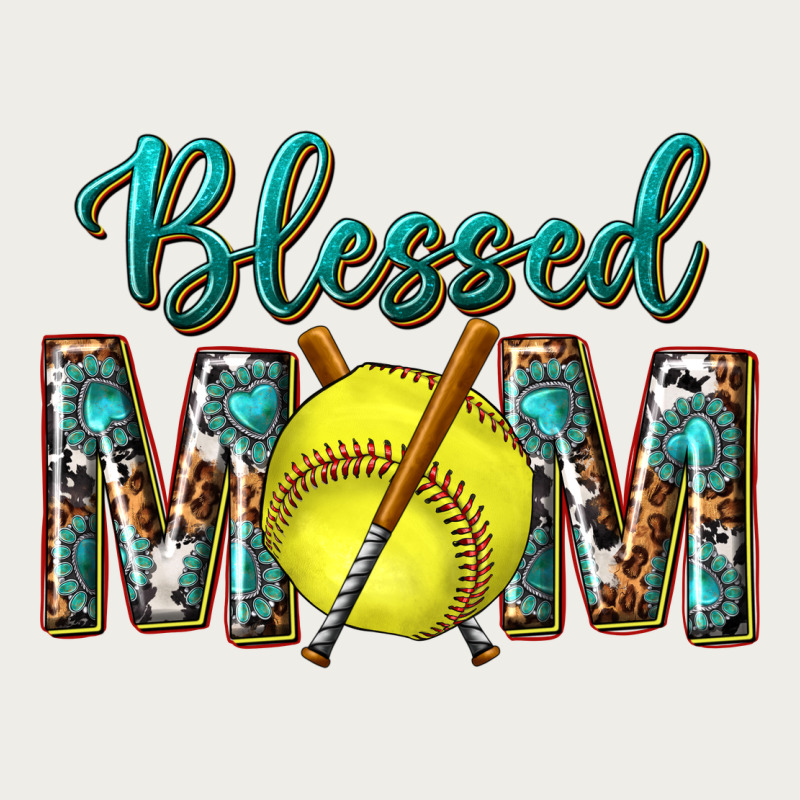 Western Blessed Mom With Softball Zipper Hoodie by texasbilliewilder | Teevron