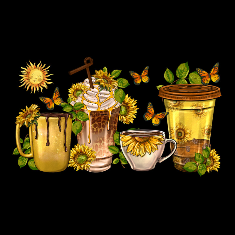 Sunflower Coffee Cups Long Sleeve Tee by texasbilliewilder | Teevron