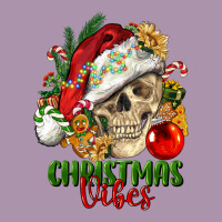 Christmas Vibes Human Skull Heavyweight Hoodie | Teevron