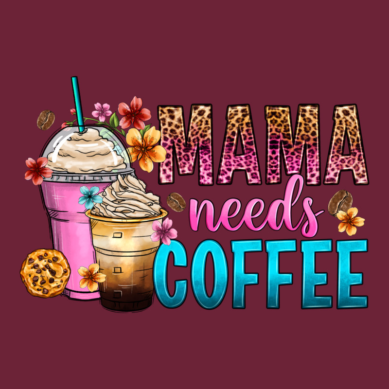 Mama Needs Coffee Long Sleeve Tee by Zillion Design Studio | Teevron