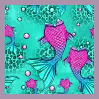 Mermaid Tail Seamless Pattern Heavyweight Hoodie | Teevron