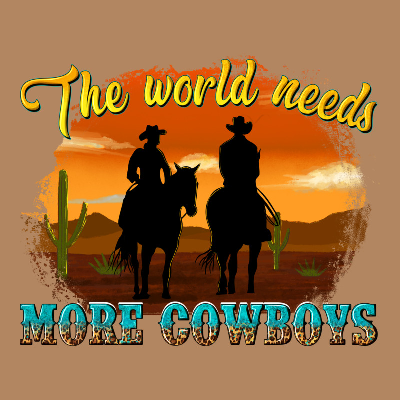 The World Needs More Cowboys Long Sleeve Tee by texasbilliewilder | Teevron