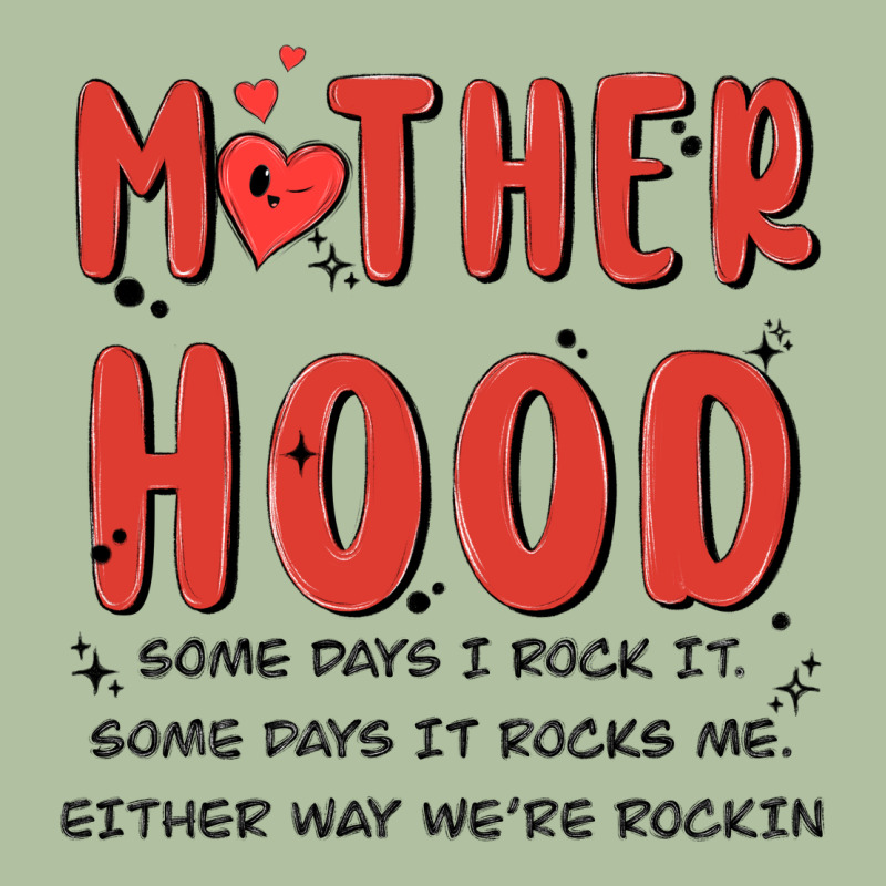 Motherhood Some Day I Rock It Urban Hoodie by MaliasSmallBusiness | Teevron