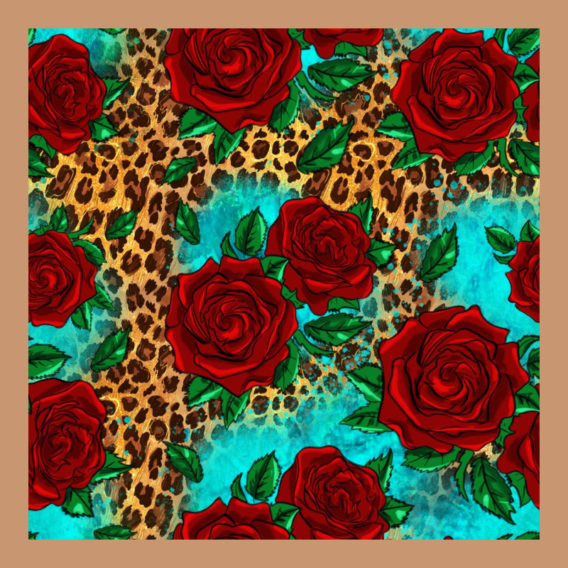 Leopard Roses Seamless Pattern Heavyweight Hoodie by HRA Design Shop | Teevron