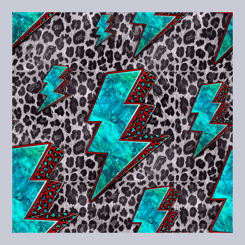 Turquoise Lightning Bolt Seamless Pattern Heavyweight Hoodie by HRA Design Shop | Teevron