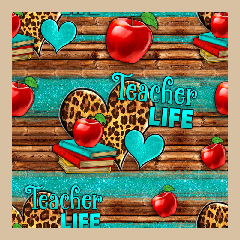 Teacher Life Seamless Pattern Heavyweight Hoodie by HRA Design Shop | Teevron