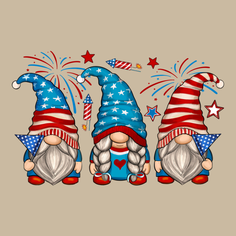 Fourth Of July Gnomes Long Sleeve Tee by Zillion Design Studio | Teevron