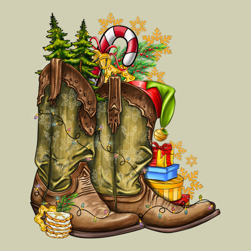 Christmas Boots Heavy Core Tee by CowhideDigitalArt | Teevron
