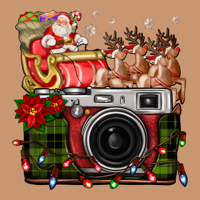 Christmas Santa Vintage Camera Heavyweight Hoodie by FaDigitalArtStudio | Teevron