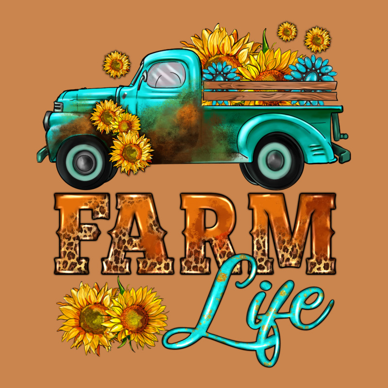 Farm Truck  Farm Life With Sunflower Heavyweight Hoodie by HRA Design Shop | Teevron