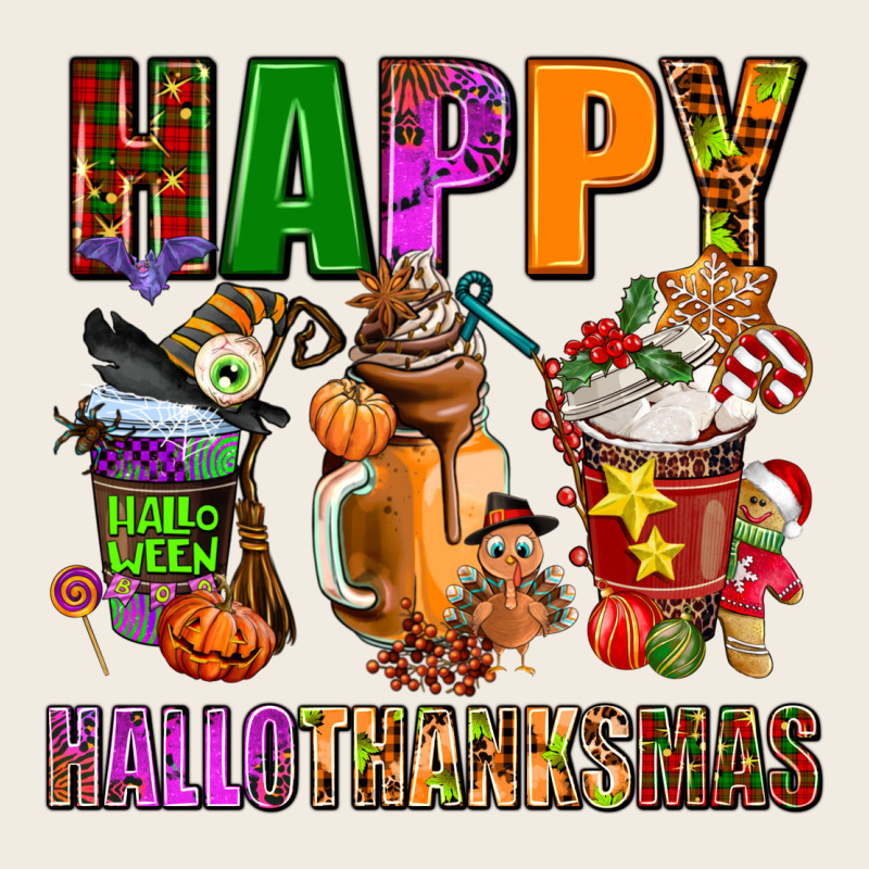 Happy Hallothanksmas Premium Sweatshirt by AdoDesignShop | Teevron