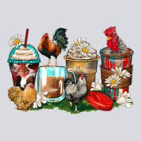 Rooster Coffee Cups Zipper Hoodie | Teevron