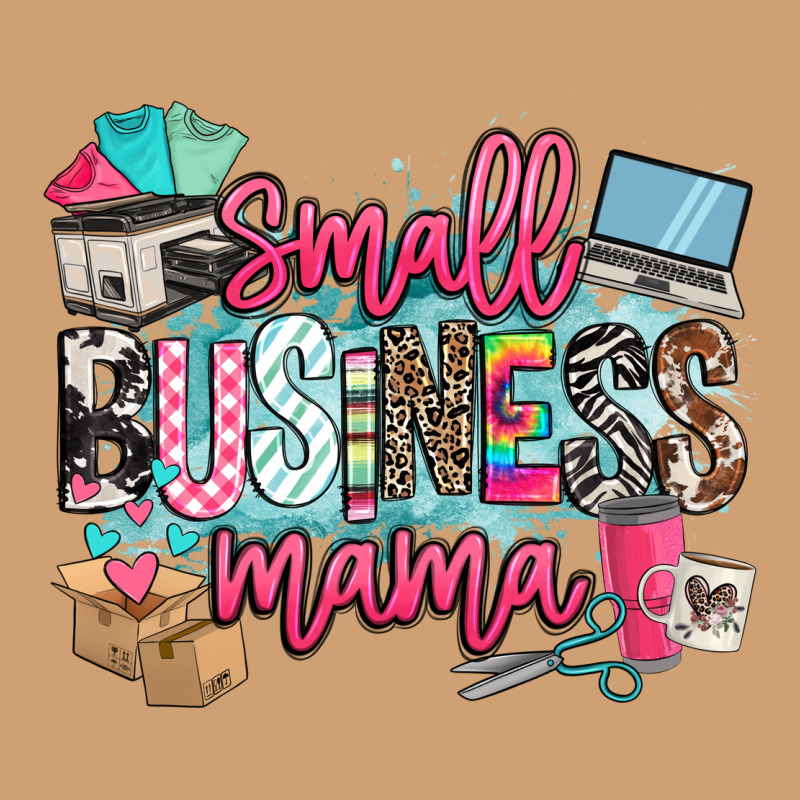 Small Business Mama Vintage Tee by BarkalooDesign | Teevron