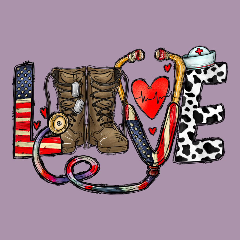 America Nurse Heavyweight Hoodie by CowhideDigitalArt | Teevron