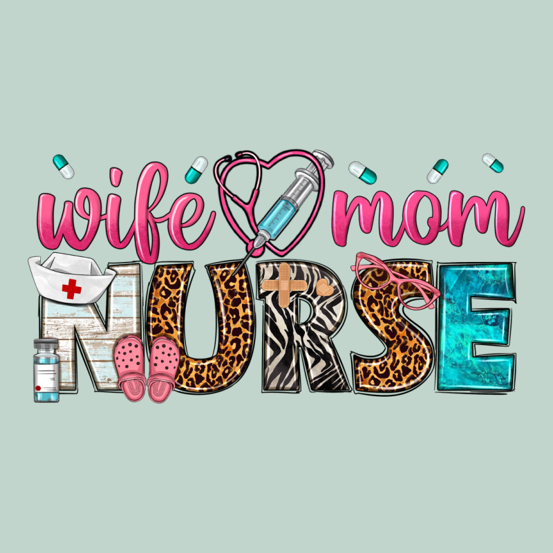 Wife Mom Nurse Zipper Hoodie by texasbilliewilder | Teevron