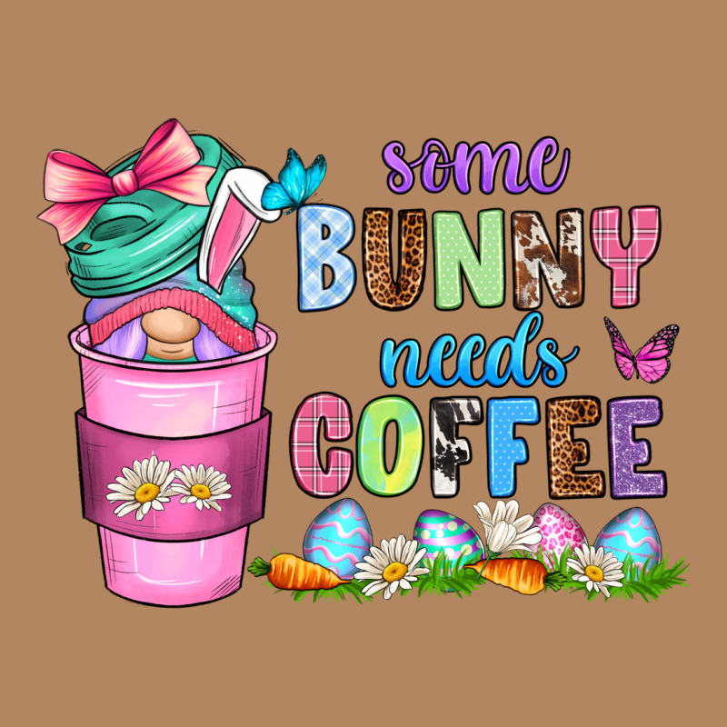 Some Bunny Needs Coffee With Gnomes Long Sleeve Tee by Zillion Design Studio | Teevron