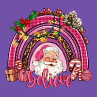 Pink Christmas Believe  Rainbow Premium Sweatshirt | Teevron
