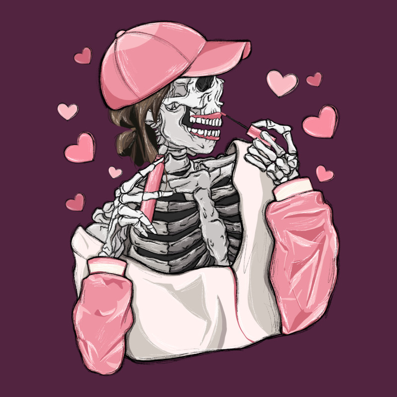 Skeleton Girl Valentine's Day Urban Hoodie by MaliasSmallBusiness | Teevron