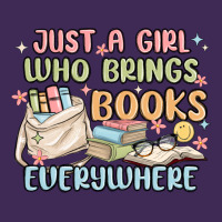 Just A Girl Who Brings Books Everywhere Premium Hoodie | Teevron