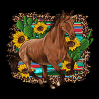 Western Horse Cactus Sunflowers Serape Leopard  Turquoise Wooden Urban Heavy Tee | Teevron