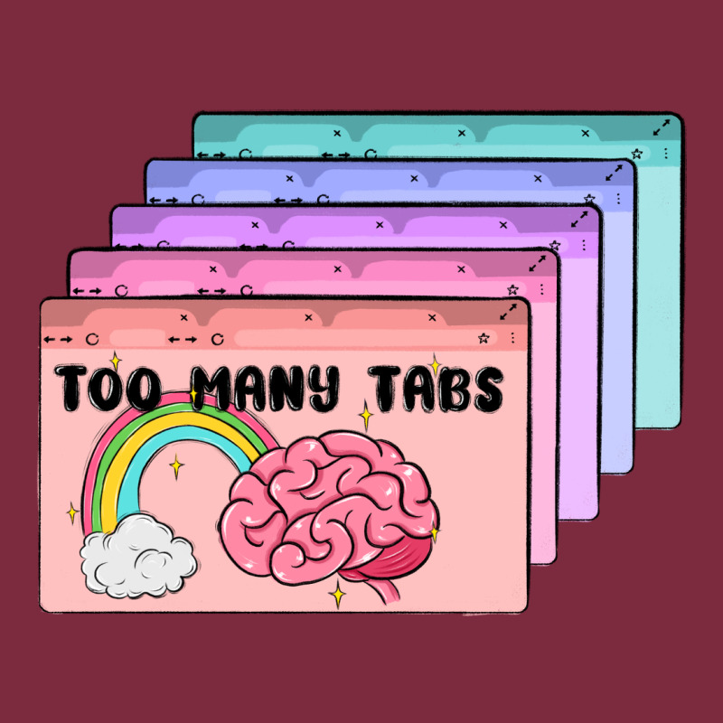 Too Many Tabs Premium Hoodie by MaliasSmallBusiness | Teevron