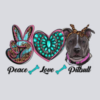 Peace Love Pitbull Zipper Hoodie | Teevron