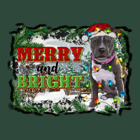 Merry And Bright Pitbull With Farm Zipper Hoodie | Teevron